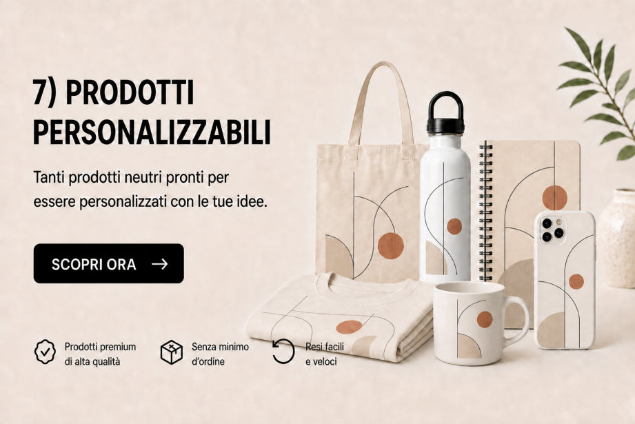 Prodotti personalizzabili collezione